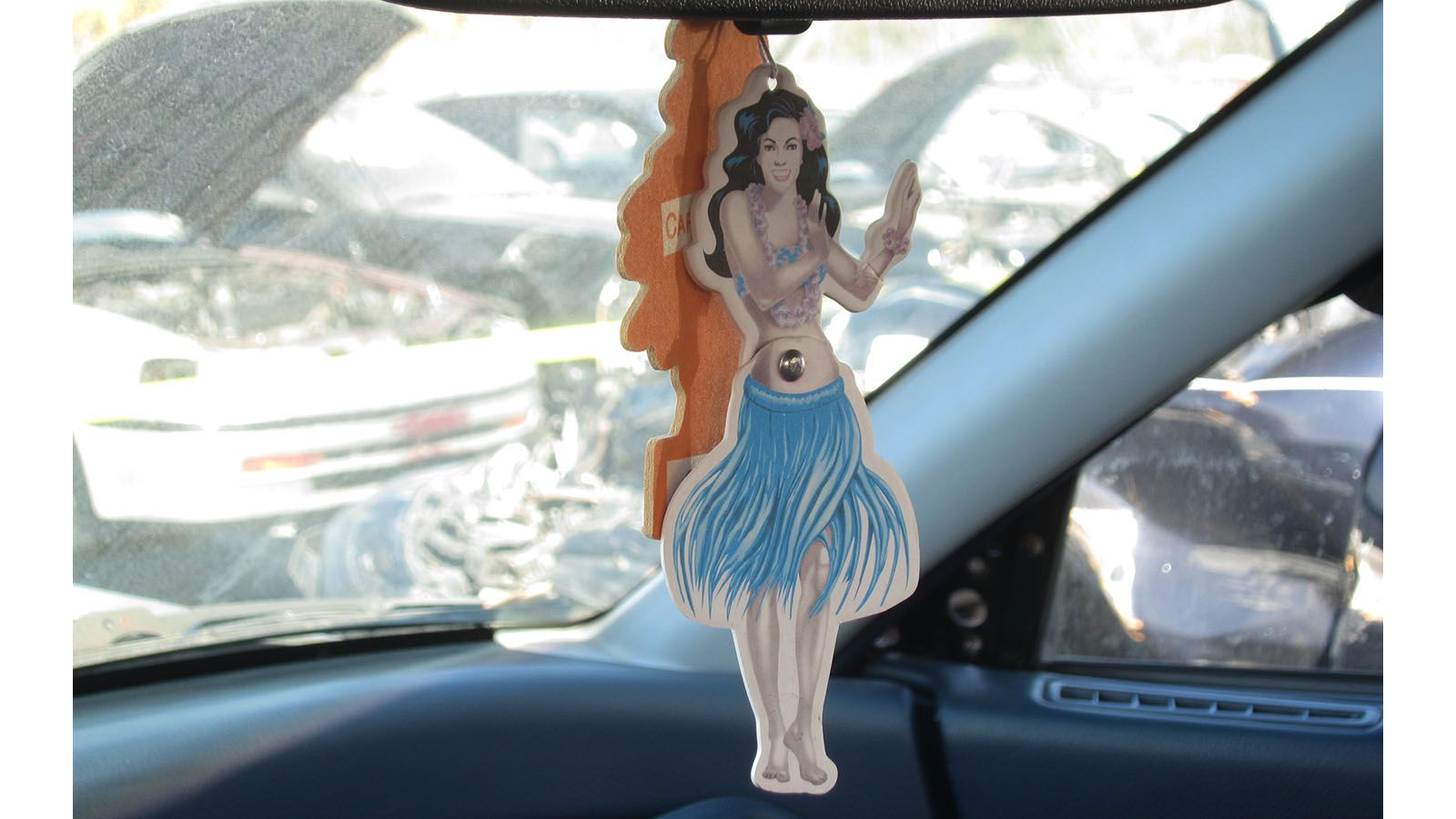 Hula girl discount car air freshener